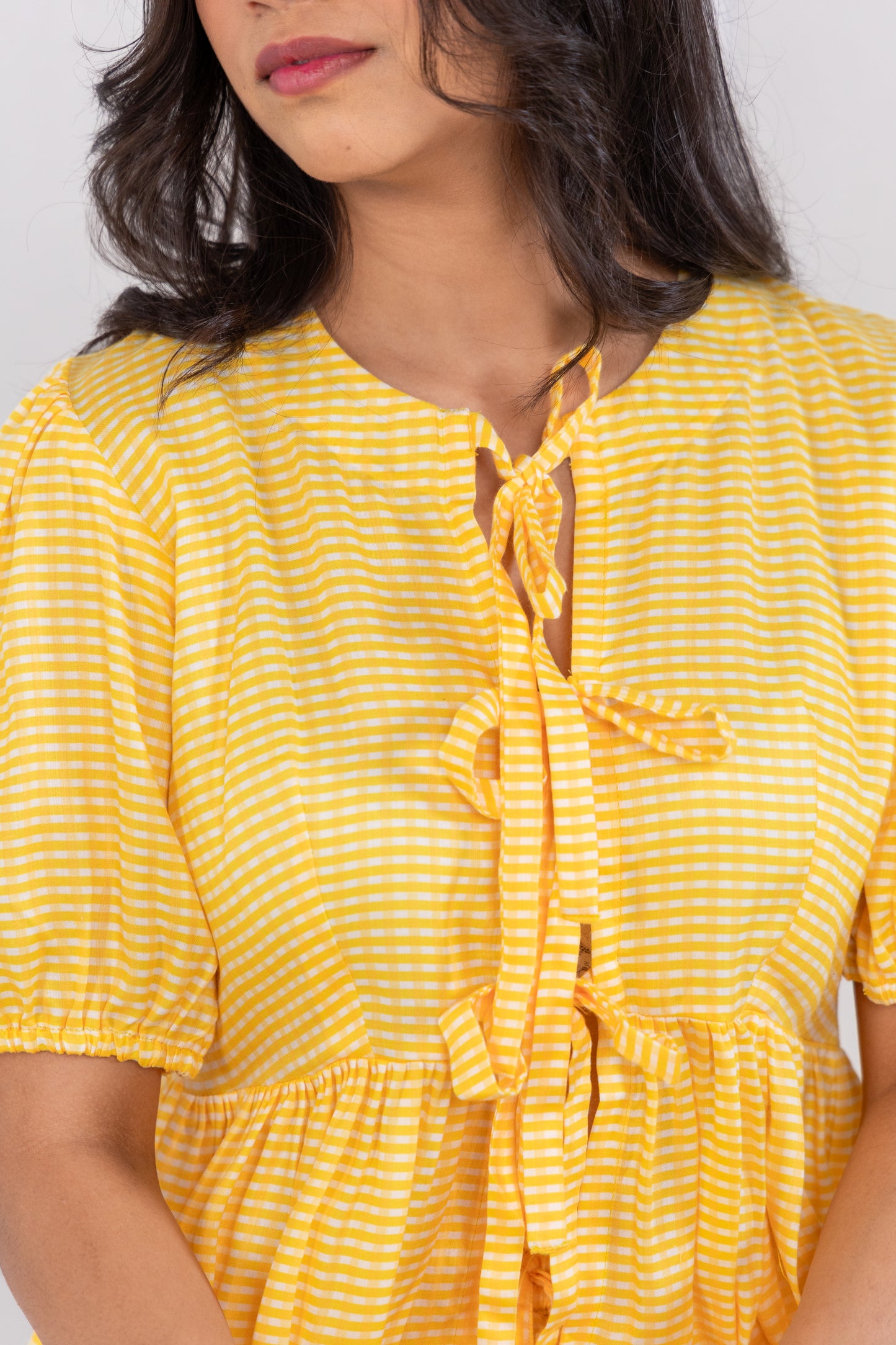 CHECKERED BLOUSE