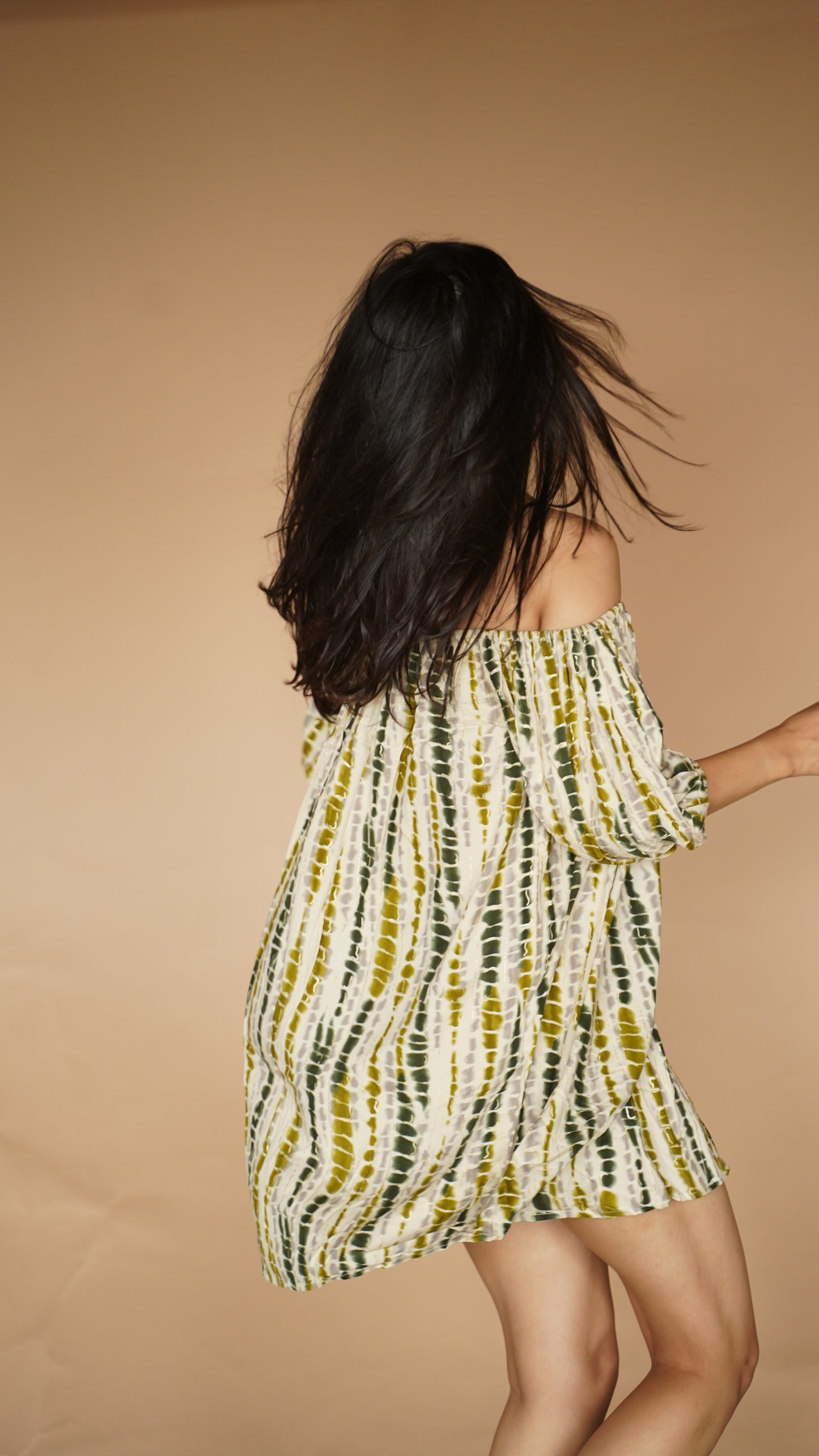 OFF-SHOULDER DRESS