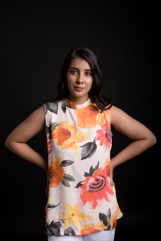 FLORAL TOP