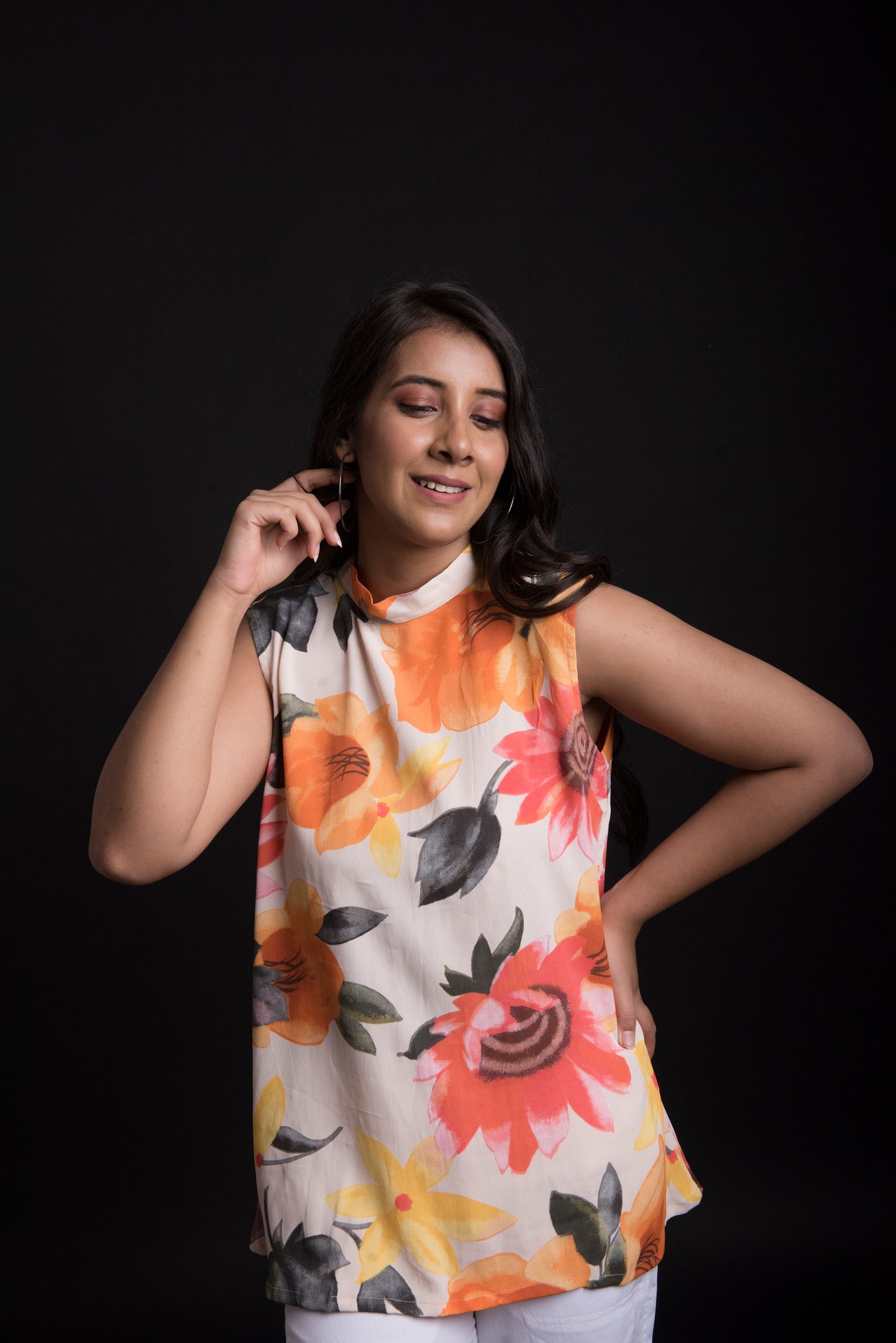 FLORAL TOP