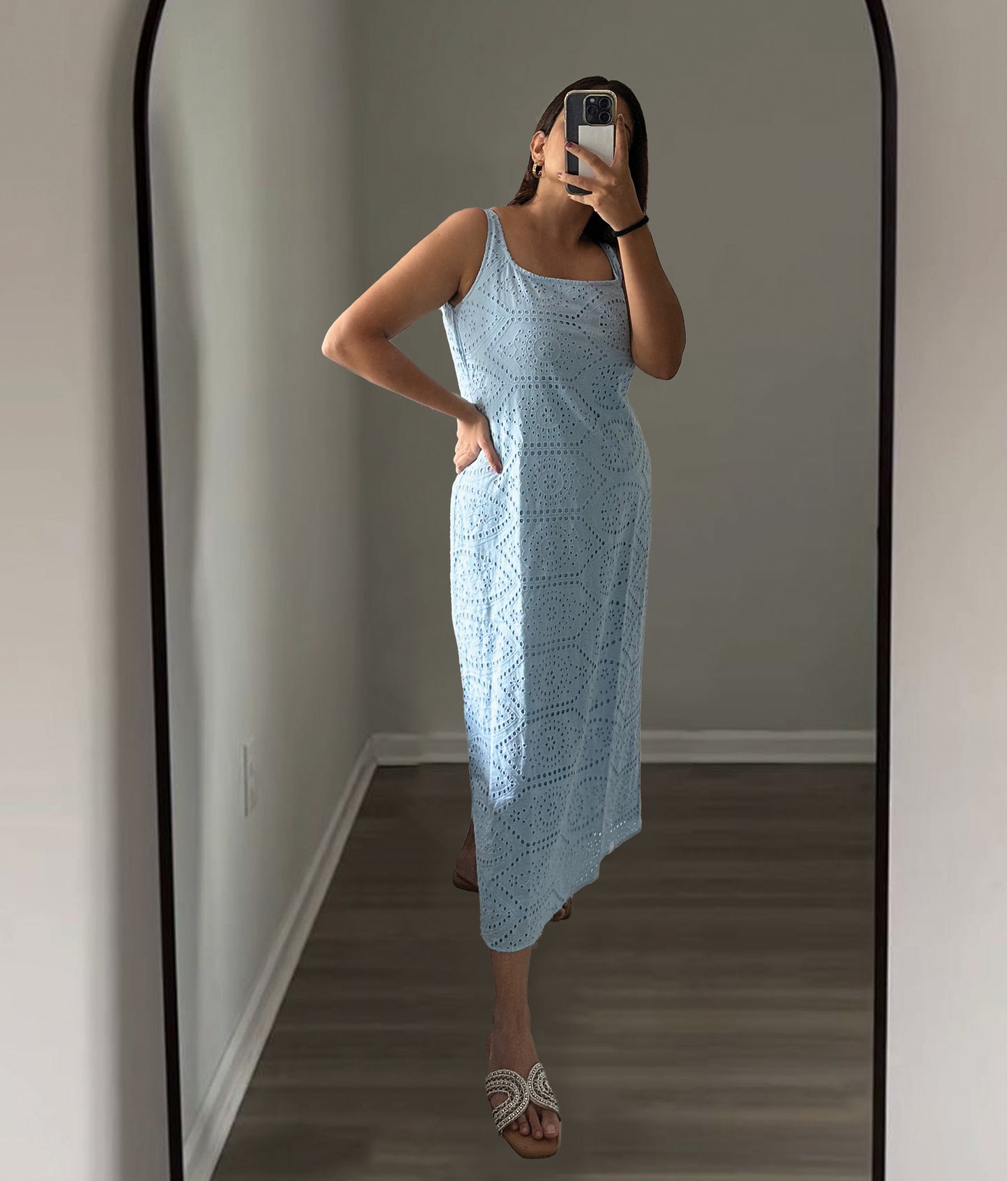 SCHIFFLI MINIMALISTIC - REDISH ORANGE