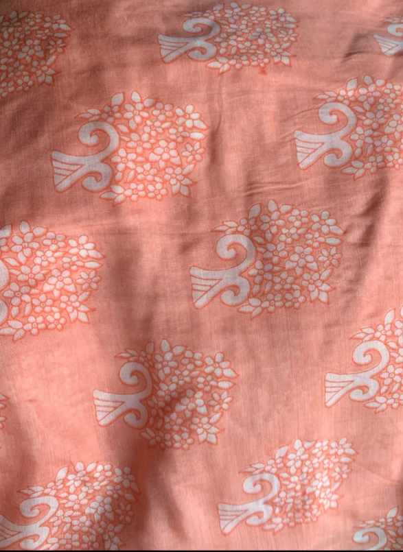 PINK PRINTED KAFTAN