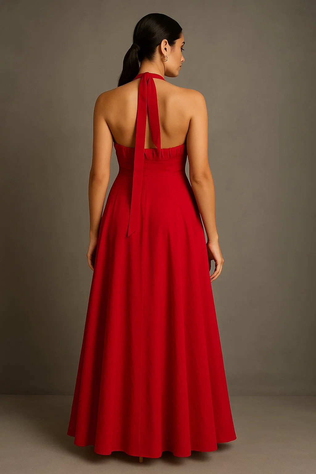 TULIP DRESS - MAROON