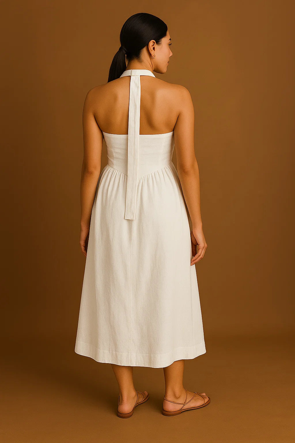 PEONY HALO IN PURE COTTON DRESS - LIGHT PINK