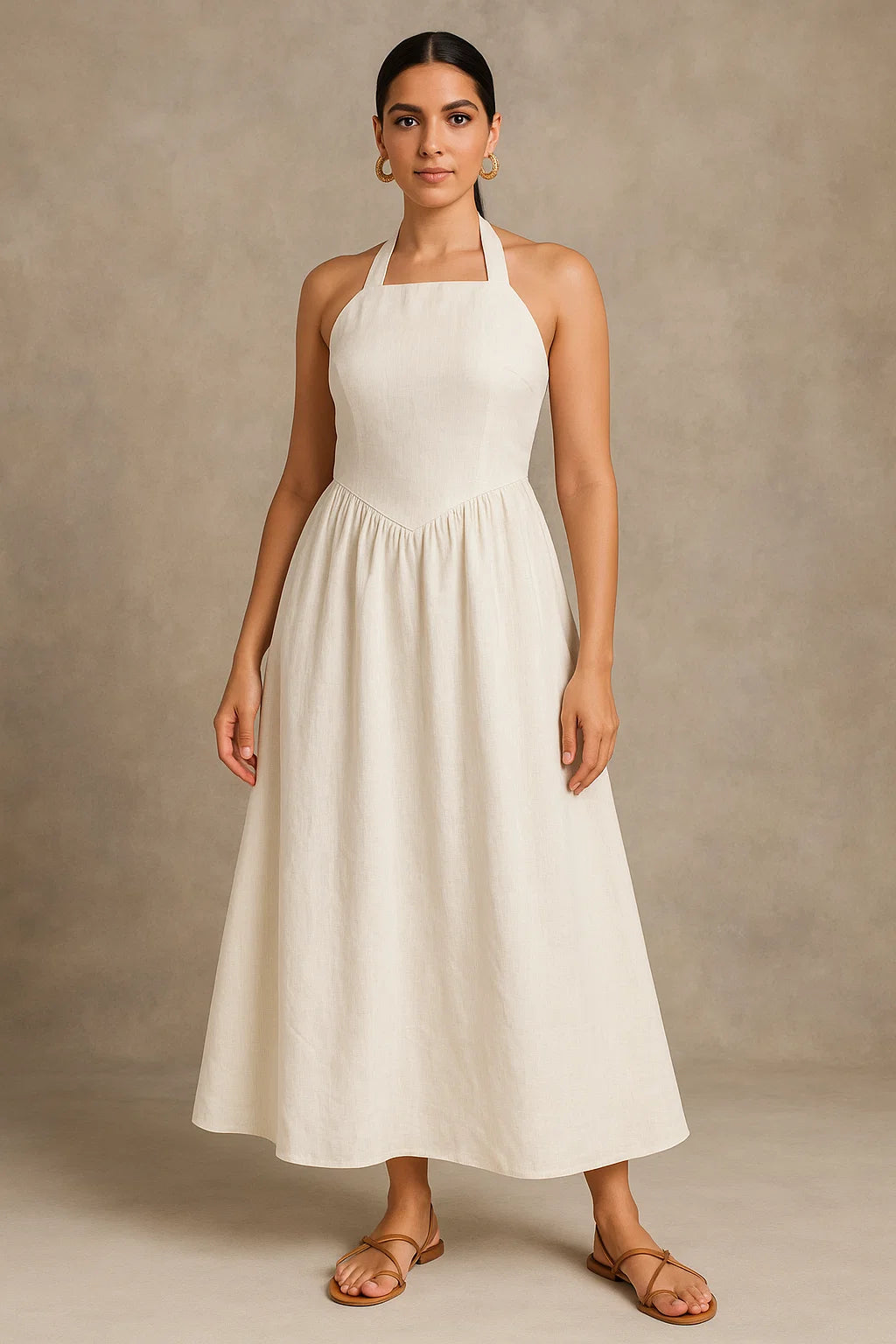 PEONY HALO IN PURE COTTON DRESS - LIGHT PINK