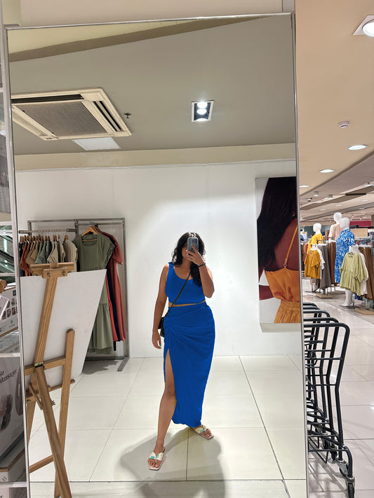 ELASTICATED SET - ASTROS BLUE