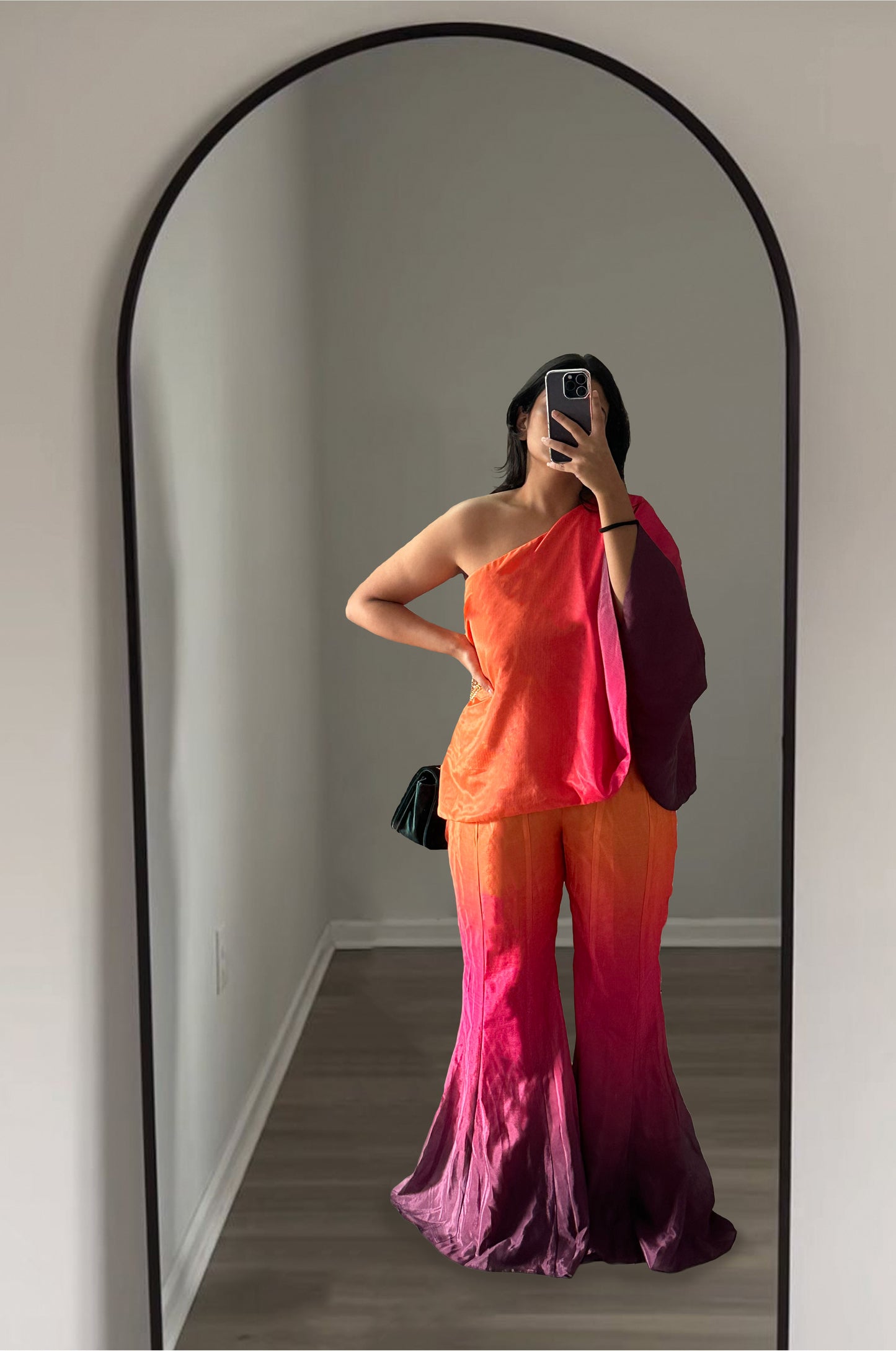 SUNSET IN ONE SHOULDER WITH PALAZZO