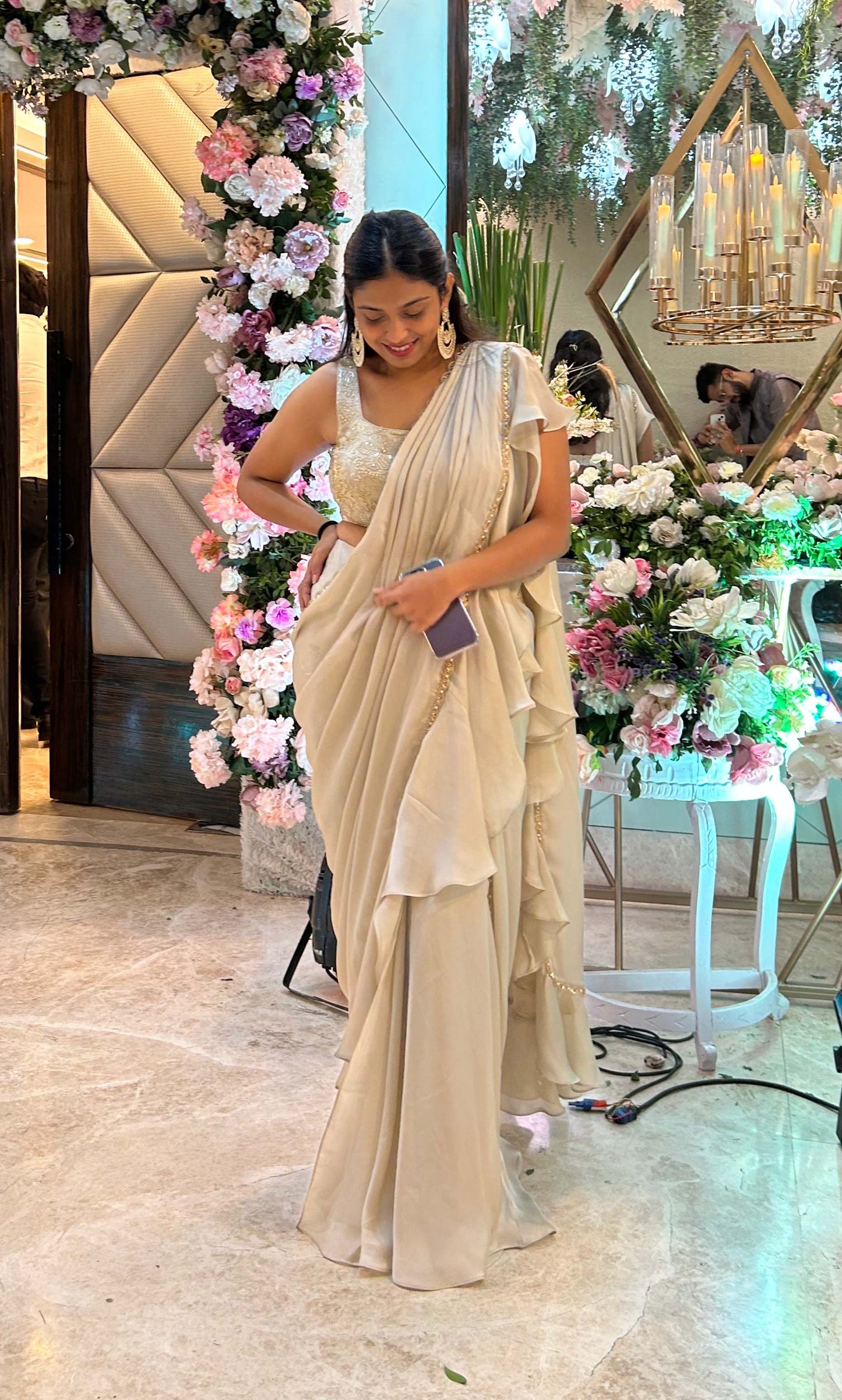 PRE-DRAPED SAREE WITH BLOUSE EDITION