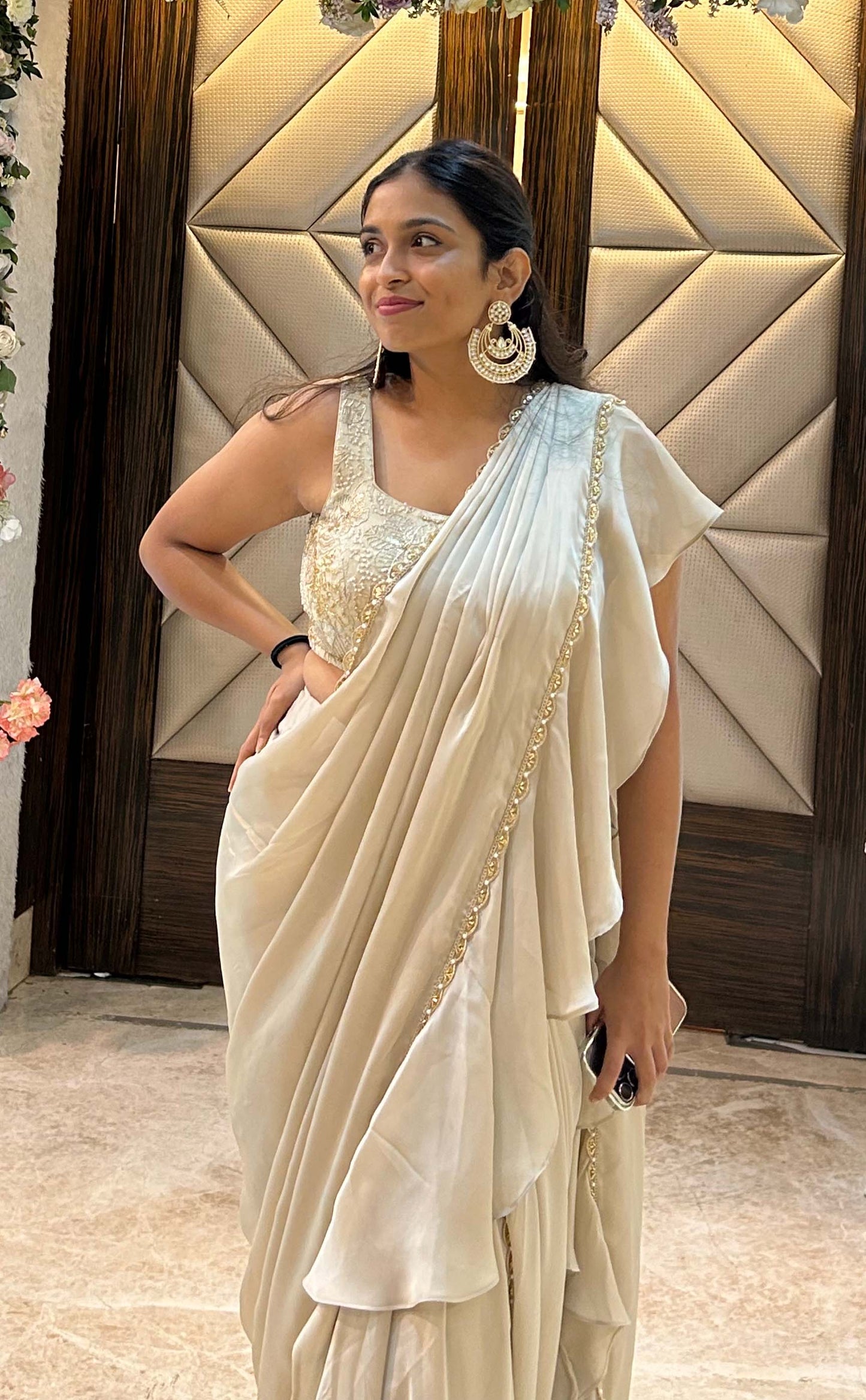 PRE-DRAPED SAREE WITH BLOUSE EDITION