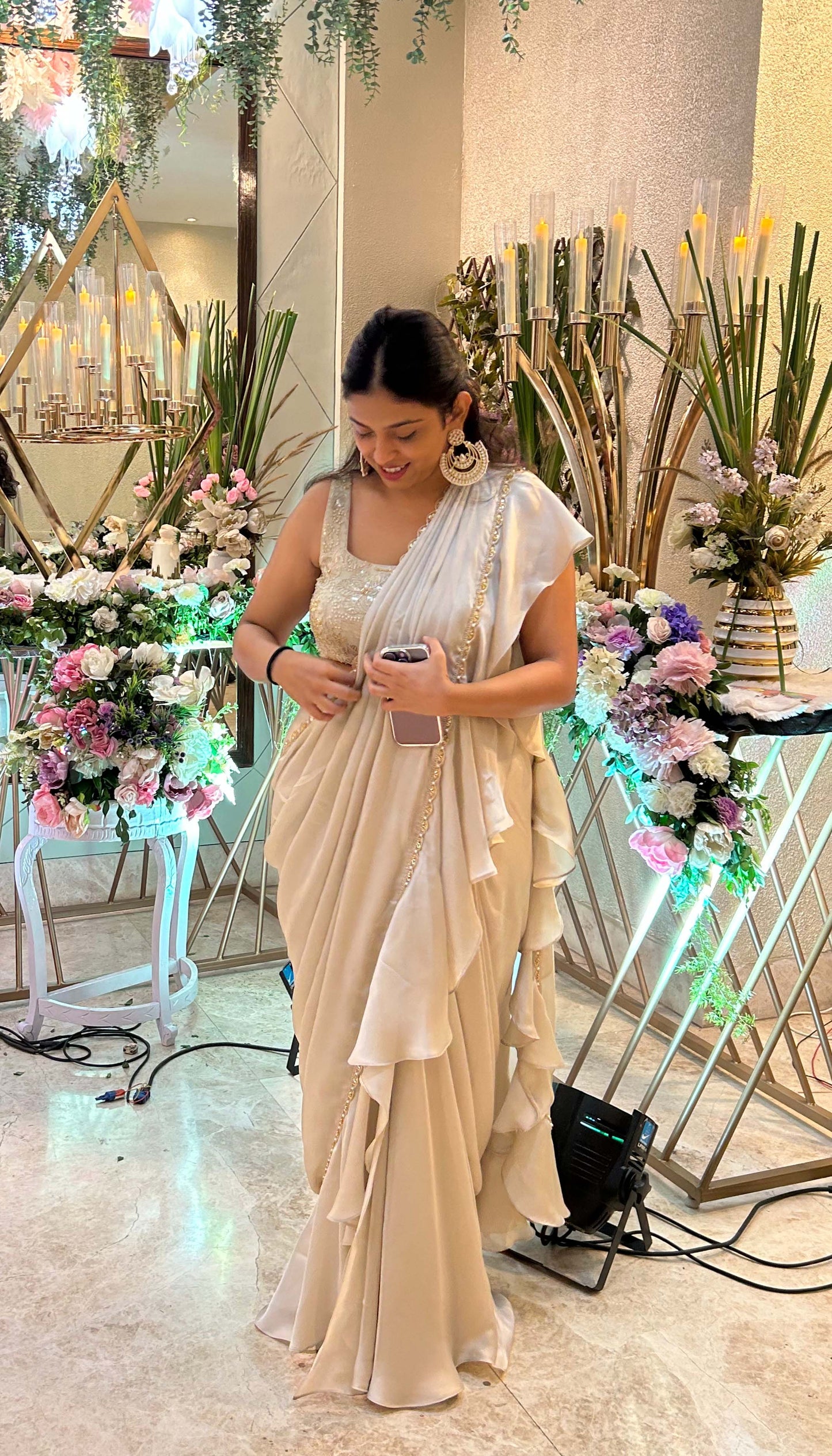 PRE-DRAPED SAREE WITH BLOUSE EDITION