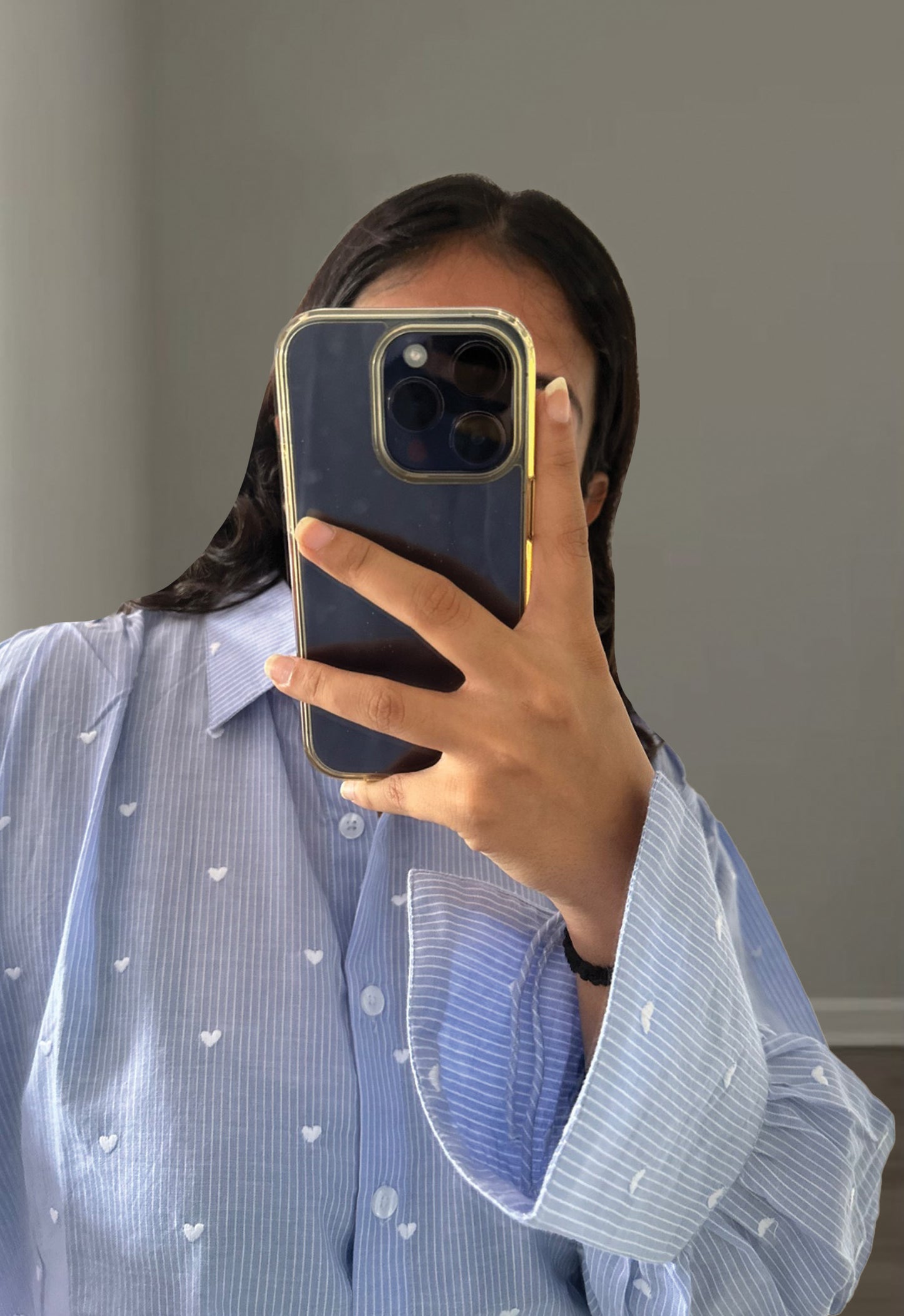 GINGHAM SHIRT- BLACK & WHITE