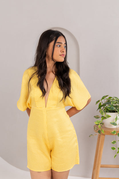 CHECKERED JUMPSUIT