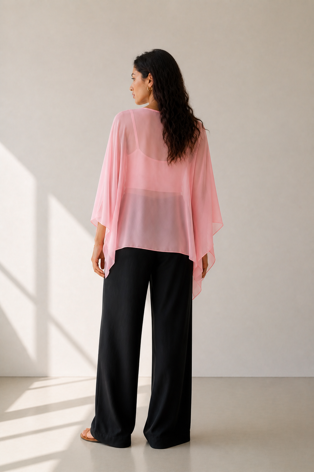 SHEER TOP - PINK