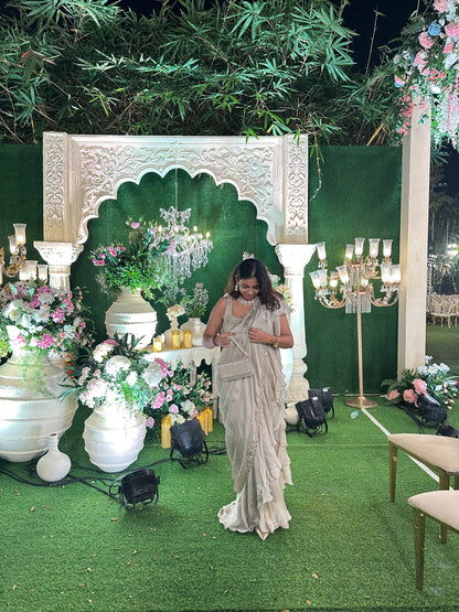 PRE-DRAPED SAREE WITH BLOUSE EDITION