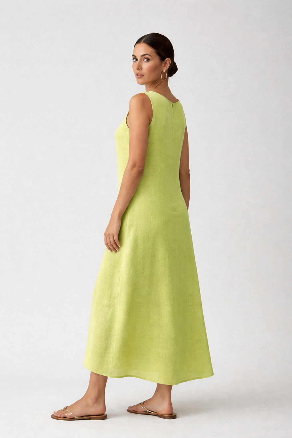 COWL DRESS - CHAMPAGNE