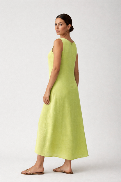 COWL DRESS - CHAMPAGNE