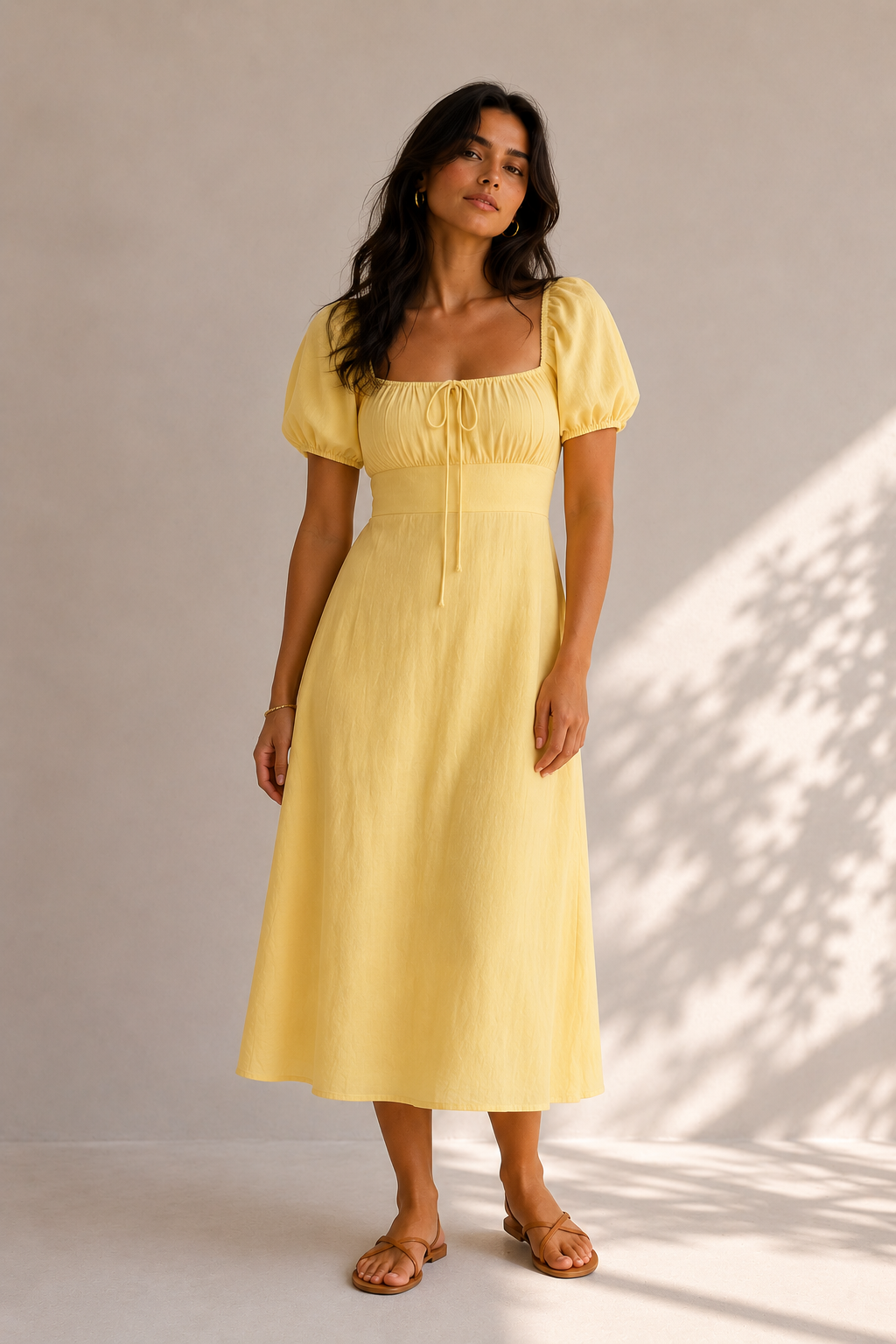 100% COTTON DRESS -  PINK