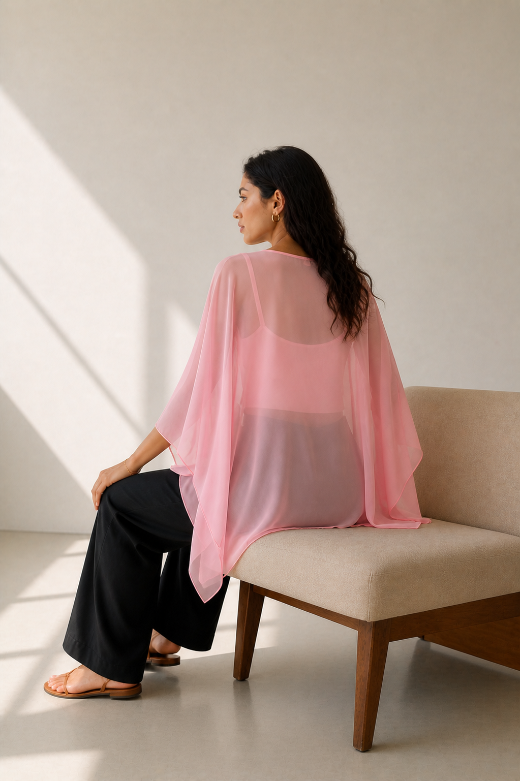 SHEER TOP - BUTTER YELLOW