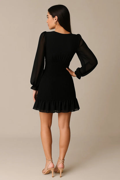 SMOCKED SHORT DRESS - BUTTER YELLOW