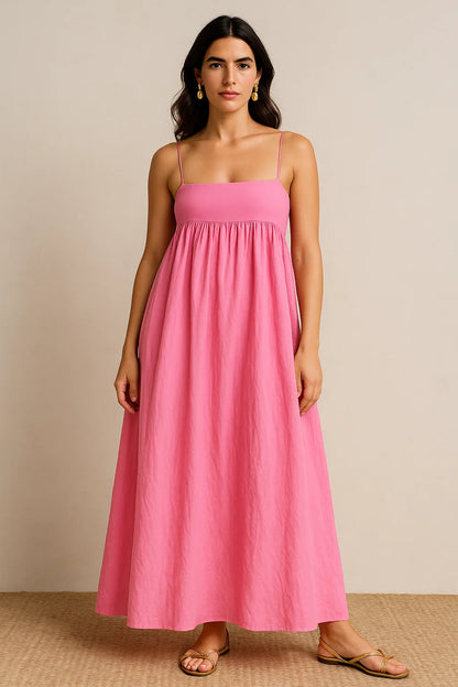 IRIS DRESS - BUTTER YELLOW