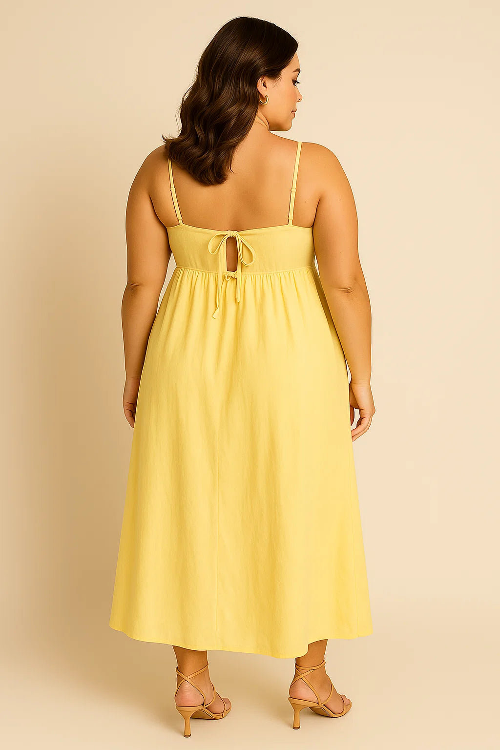 IRIS DRESS - BUTTER YELLOW