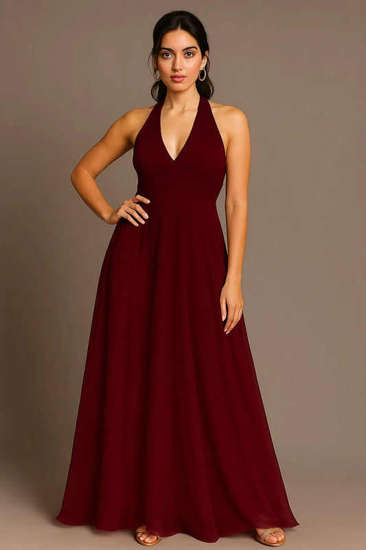 TULIP DRESS - MAROON