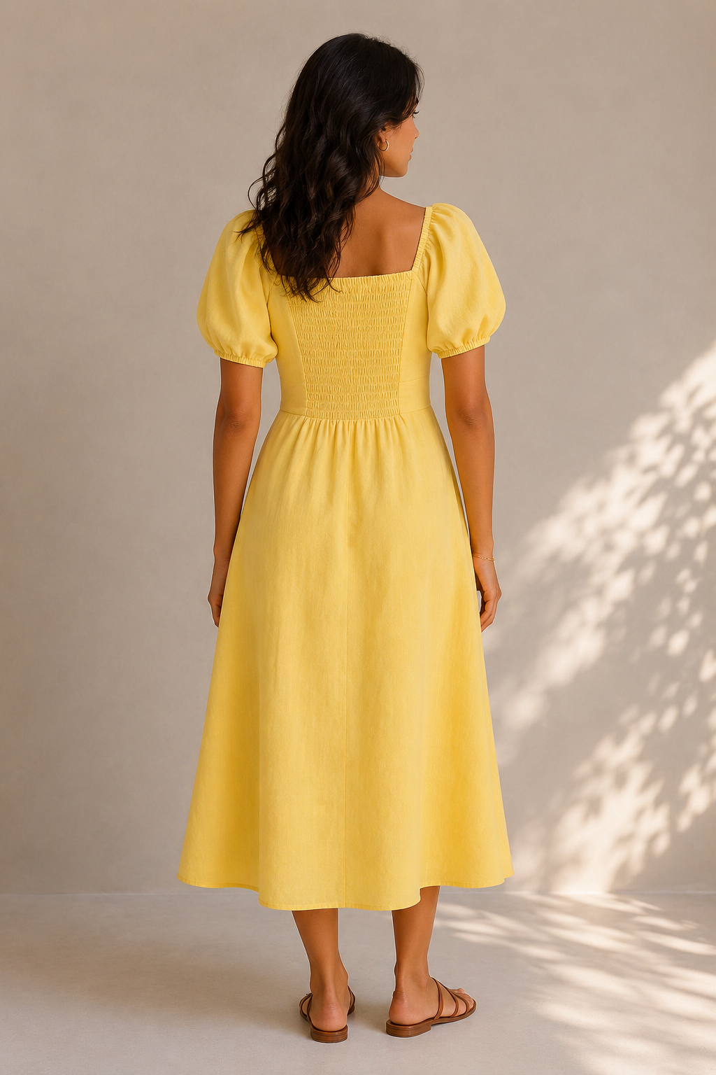 100% COTTON DRESS -  PINK