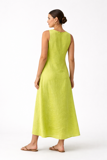 COWL DRESS - CHAMPAGNE