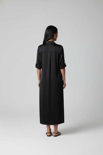 SOLID SHIRTDRESS - GREEN